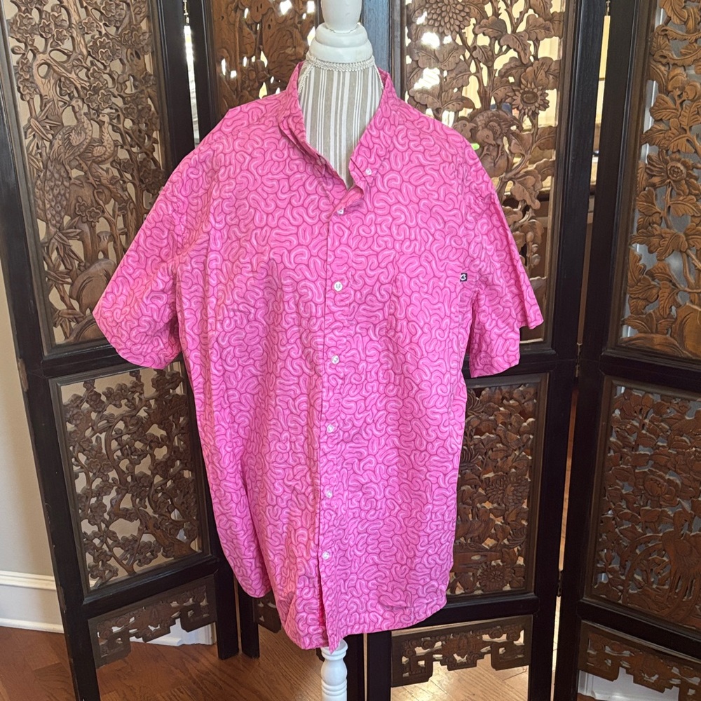 Creepy Co. Pink Casual Button Down Shirt